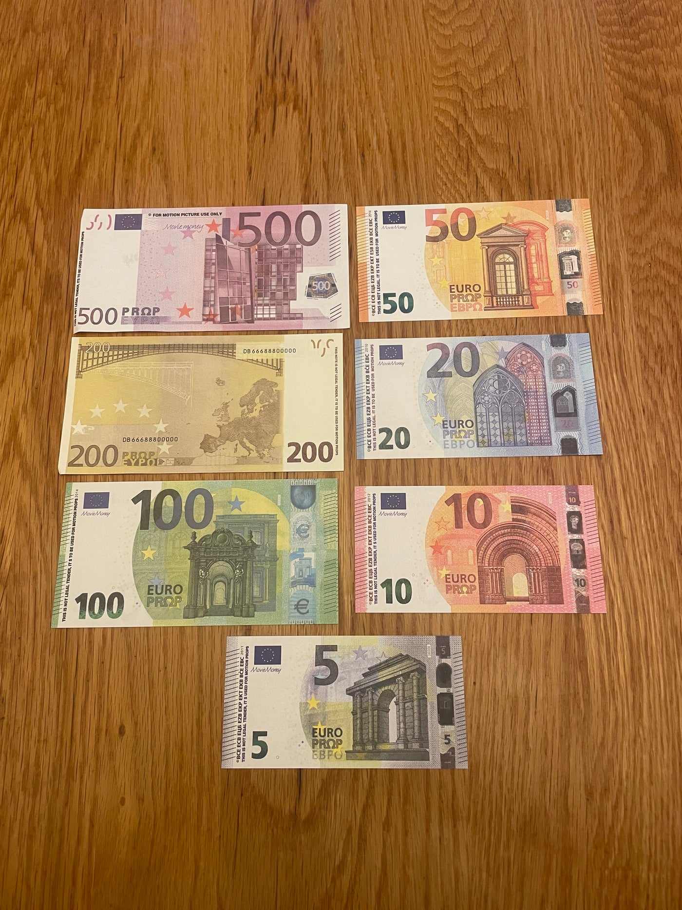 Euros Prop Money – Cine Money