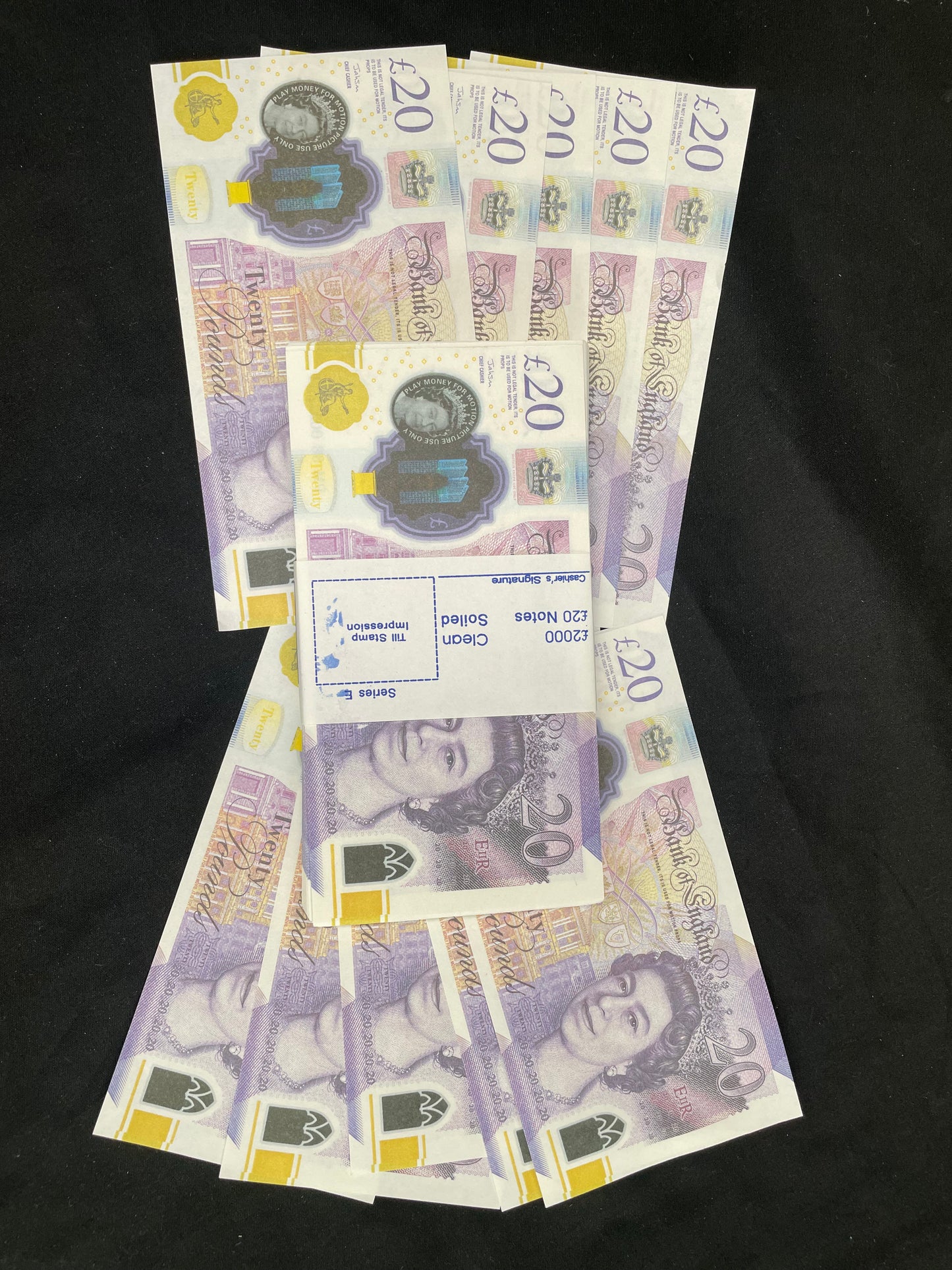 Replica UK Prop Money - Best Fake Money (20s) - Prop Cash For Film & Youtube Pranks